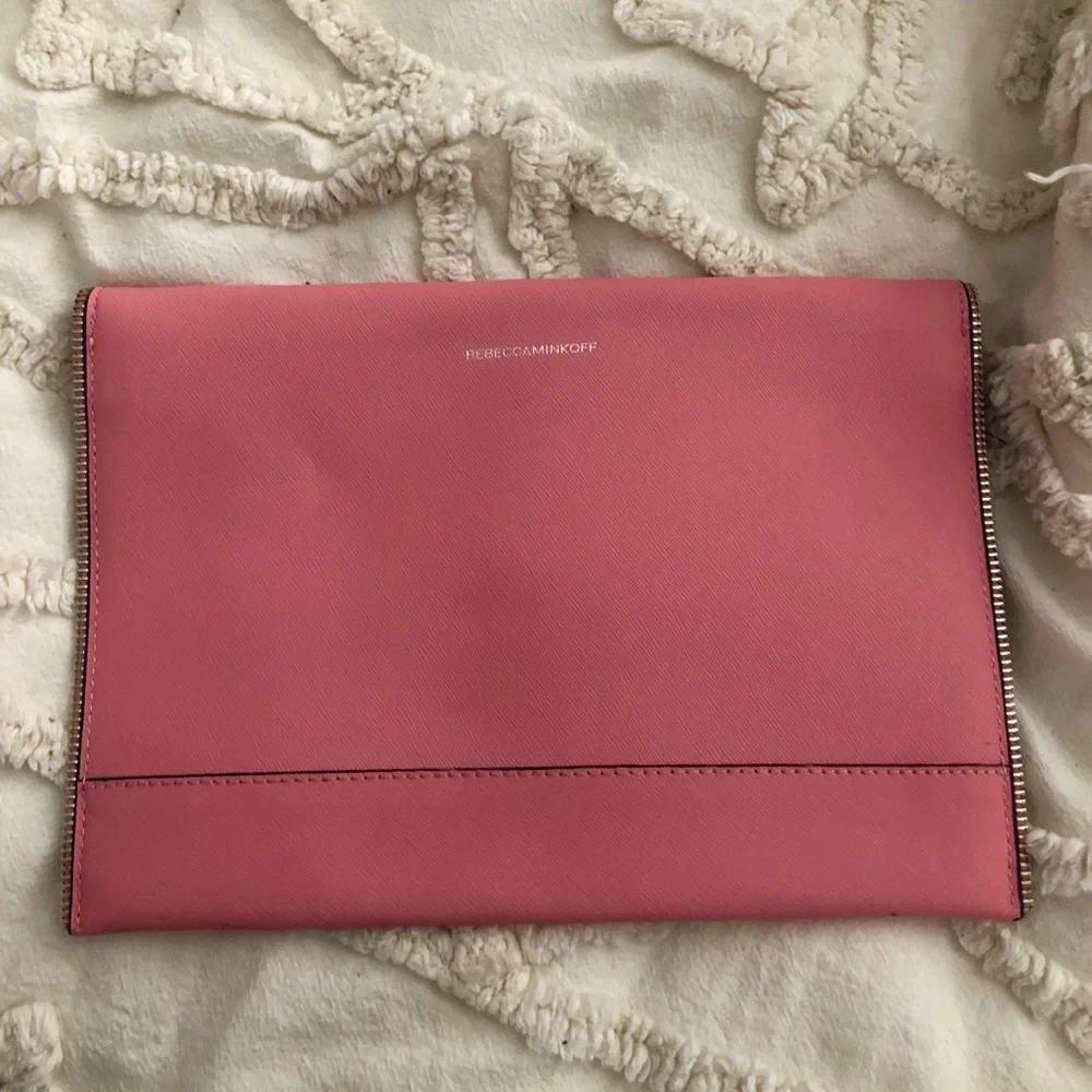 Rebecca Minkoff Pink Envelope Clutch